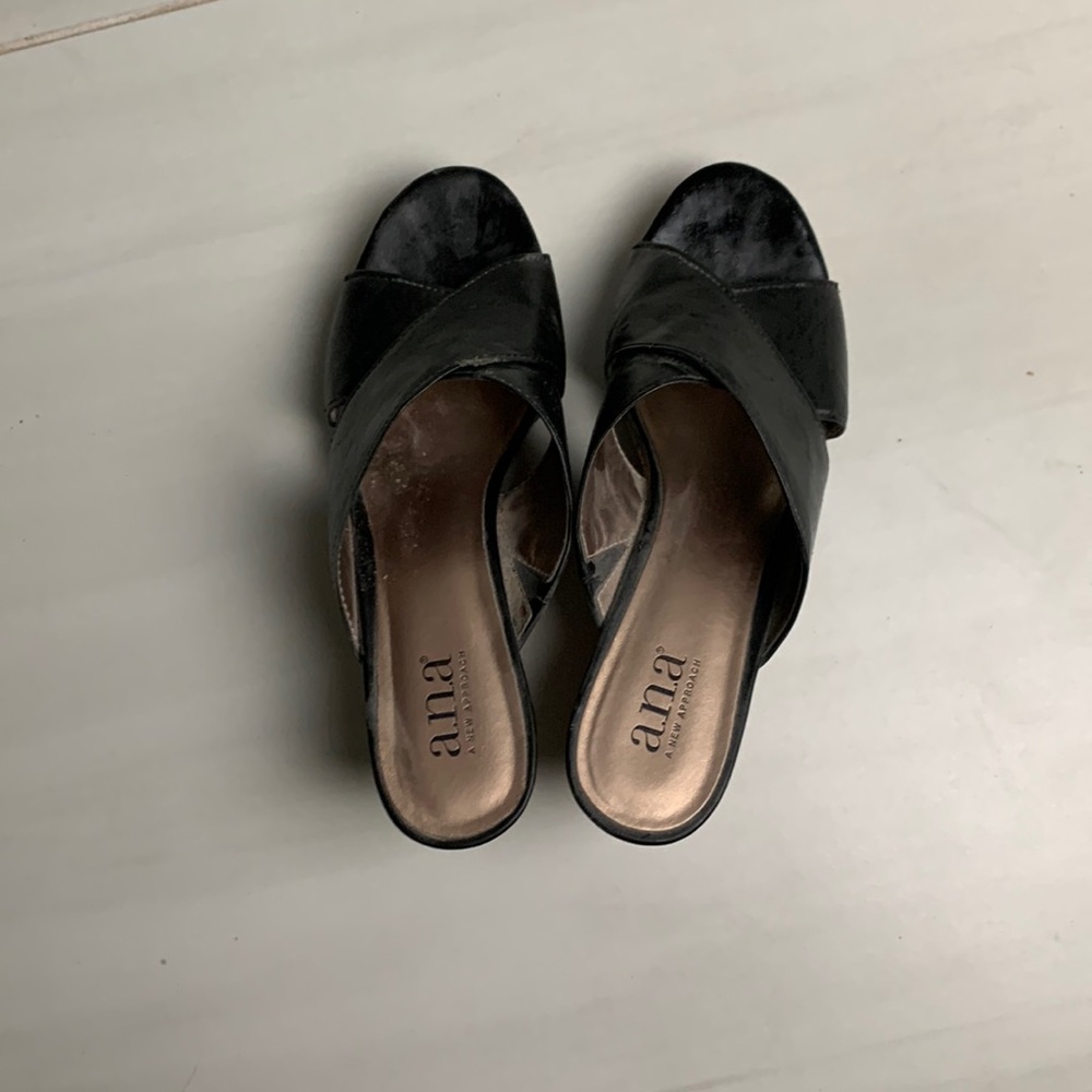 Black A.N.A high heels